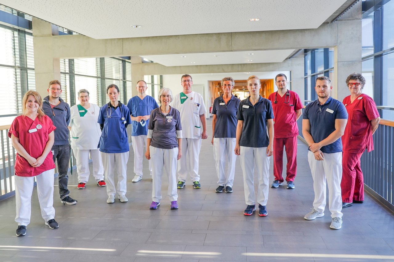 Interdisziplinäres Team der Geriatrie am Standort Lutherplatz in Krefeld