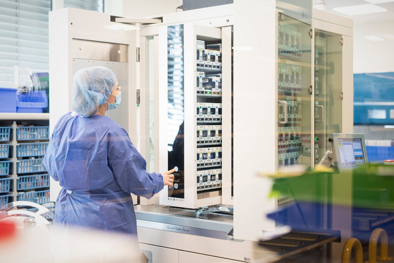 Laborantin im Zentrallabor Krefeld