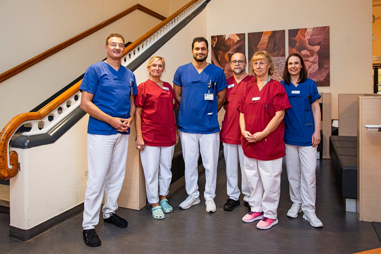 Team der dermatologischen Tagesklinik DT1 in Krefeld