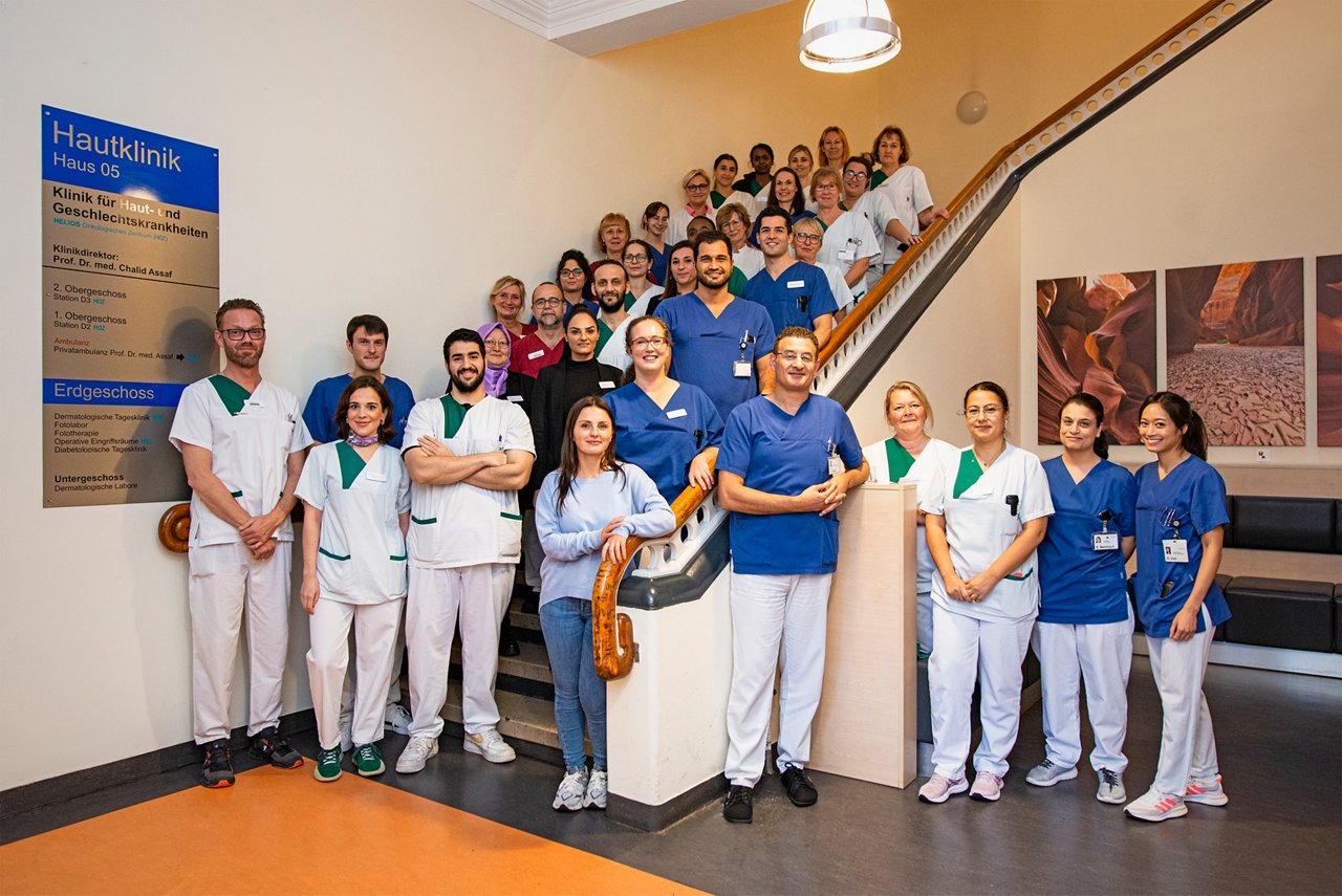 Team der Dermatologie Krefeld