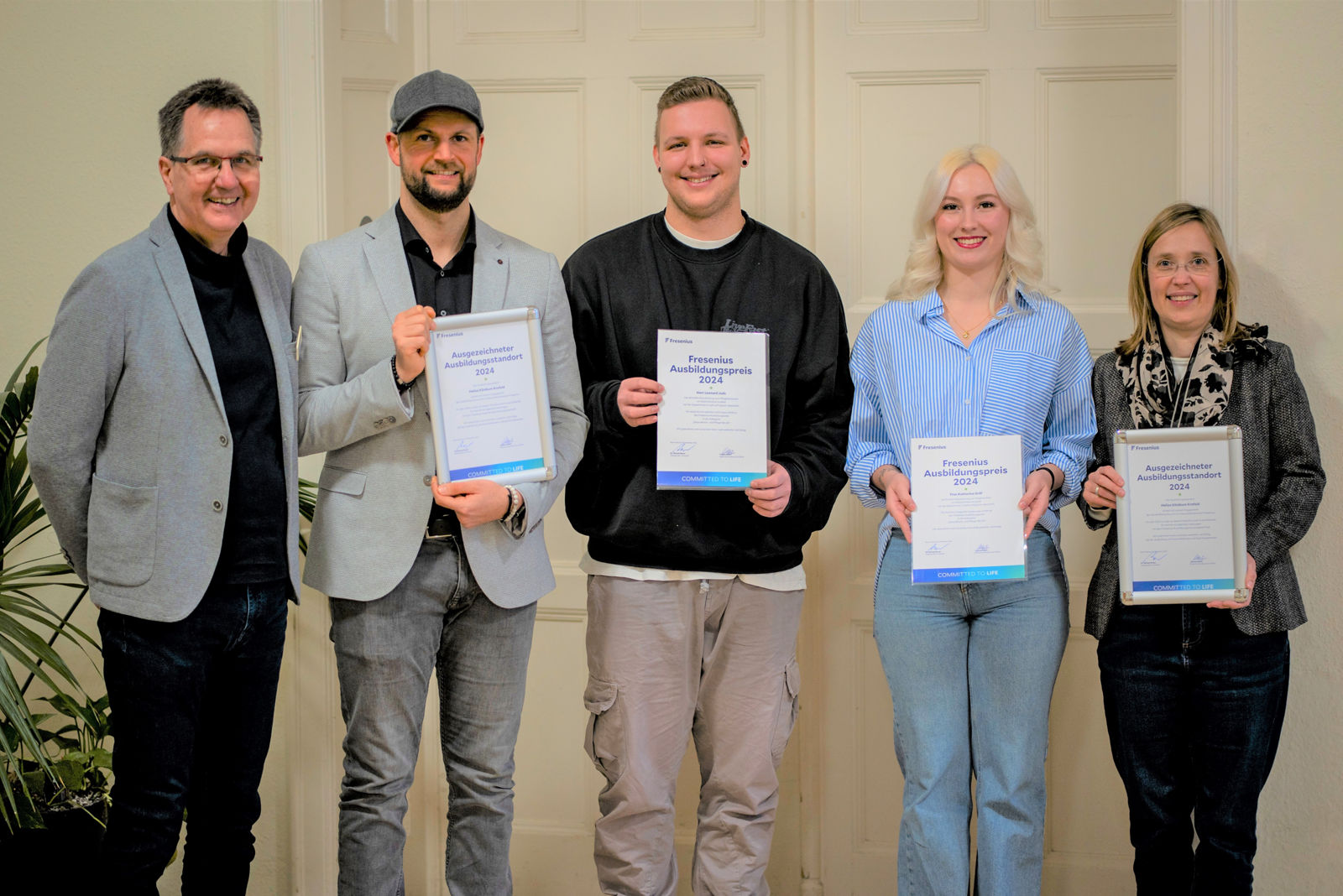  Krefelder Azubis erhalten den Fresenius Ausbildungspreis