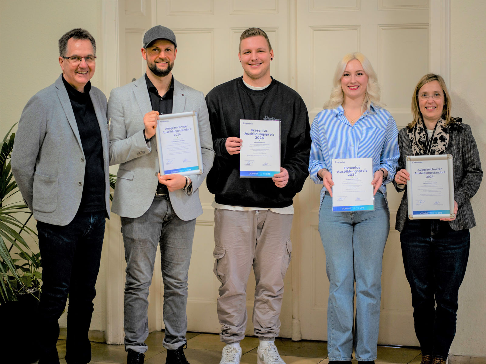  Krefelder Azubis erhalten den Fresenius Ausbildungspreis
