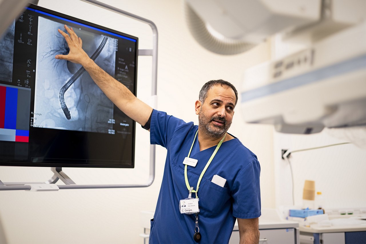 Neue Angiographie-Anlage in der interventionellen Endoskopie