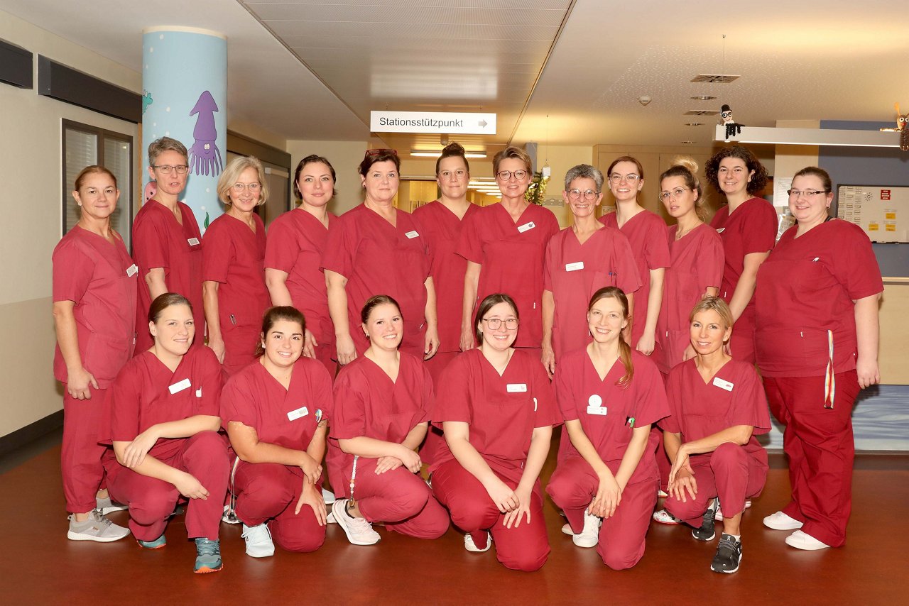 Das Team der Kinderintensivpflege am Helios Klinikum Krefeld