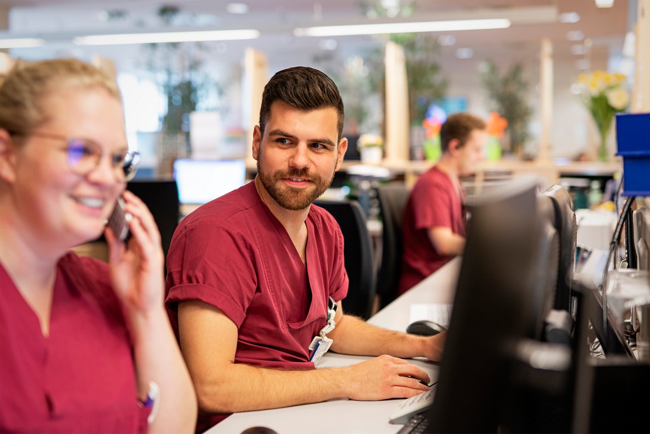 Aufnahme Tresen Notfallzentrum NFZ in Krefeld