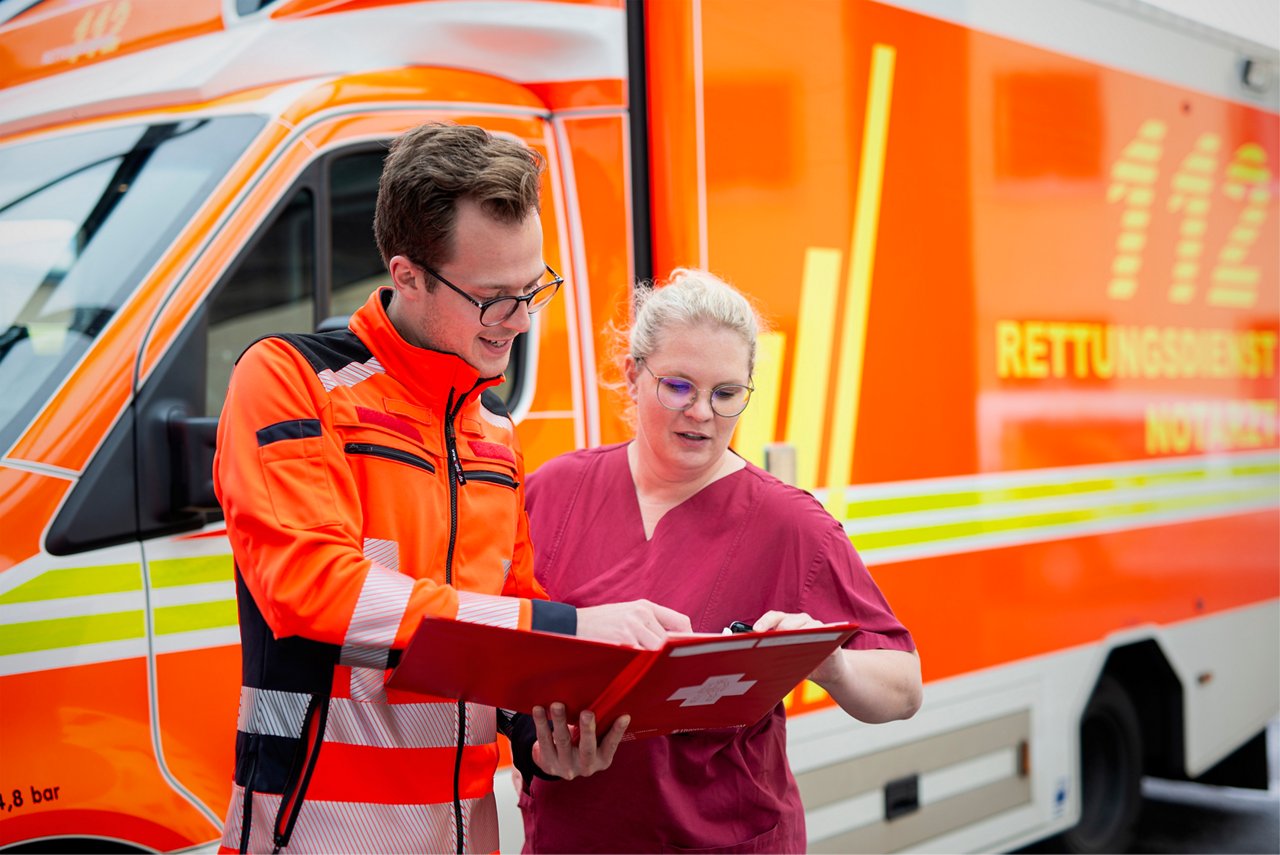 Patientenversorgung im Notfallzentrum Krefeld