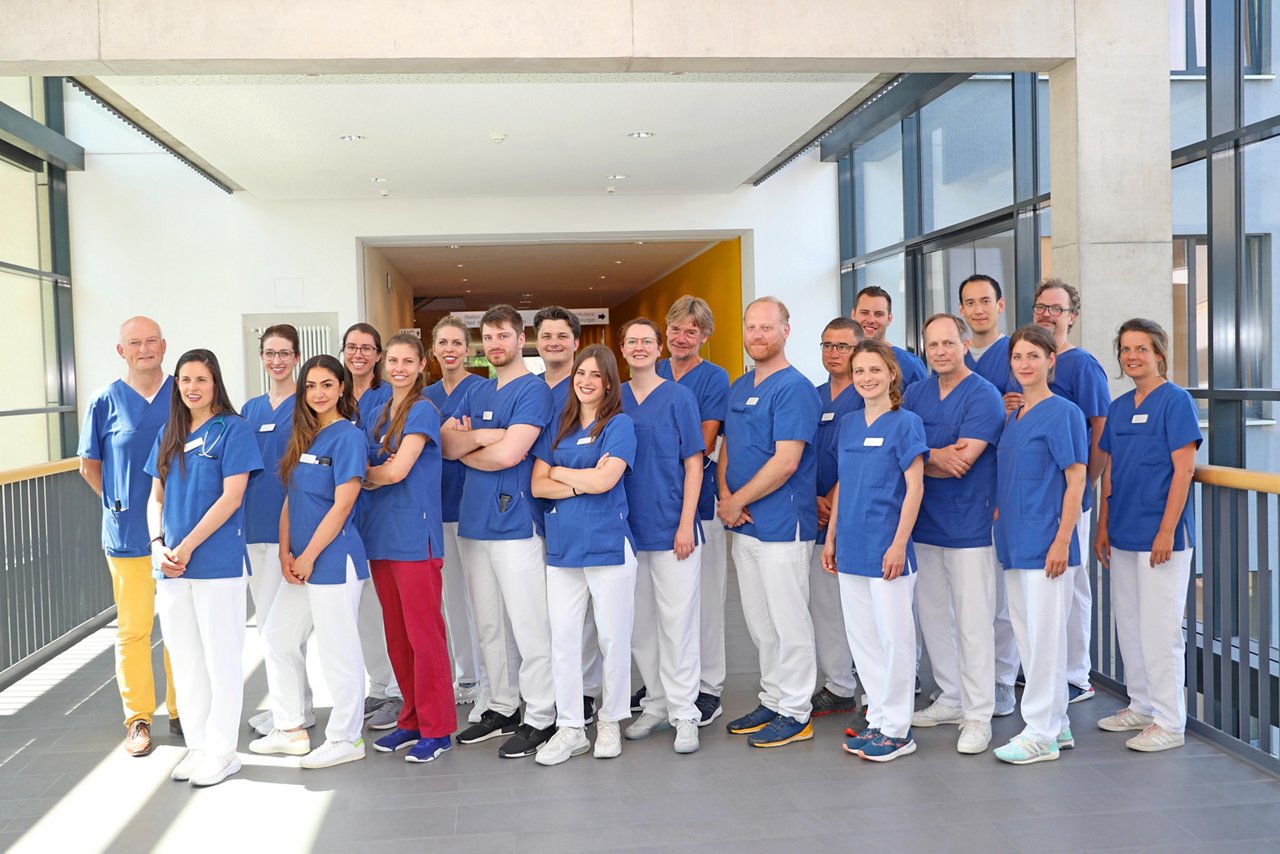 Gruppenbild der Pneumologie am Helios Klinikum Krefeld