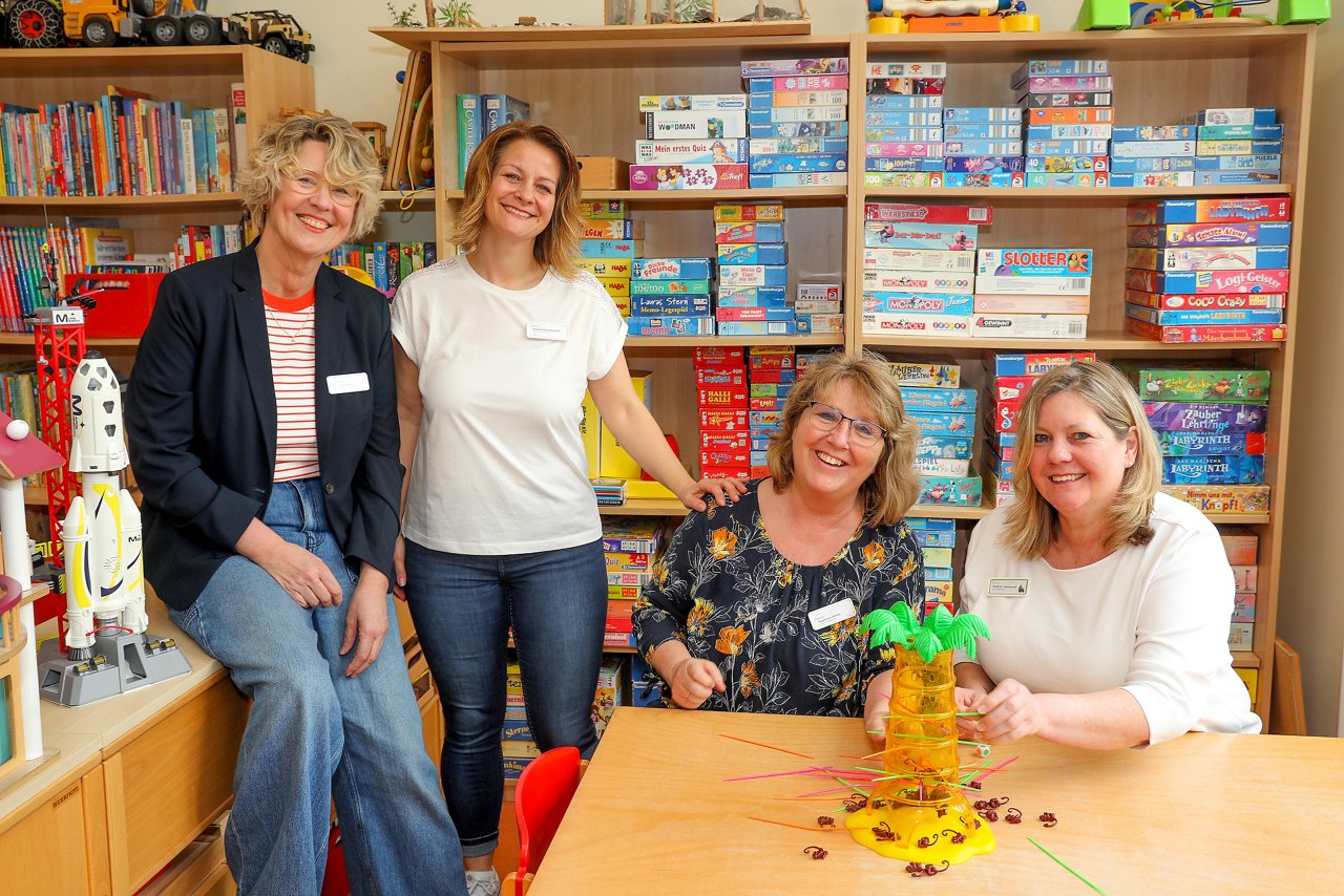 Team der Spielabteilung im Helios Klinikum Krefeld 