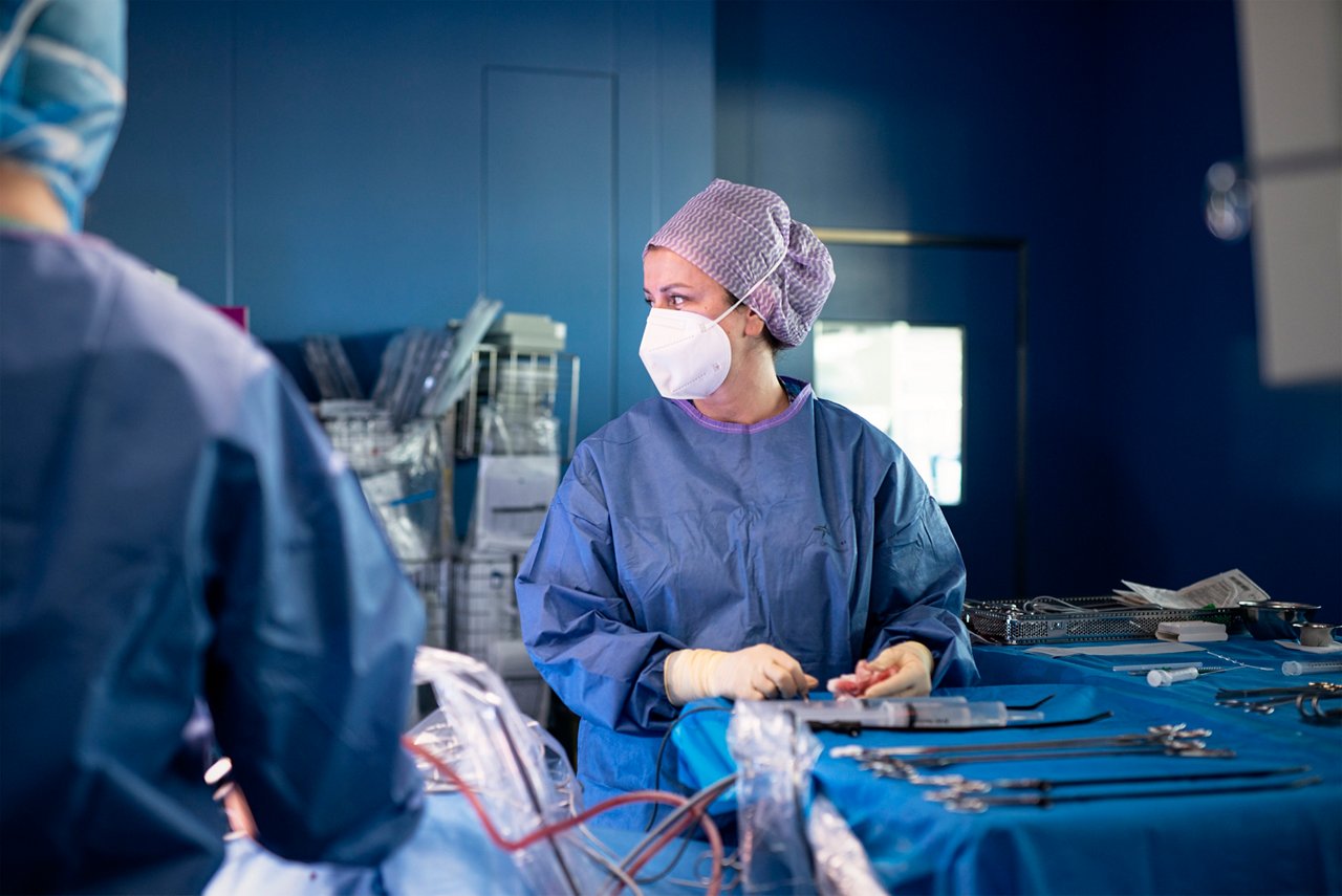 Thoraxchirurgie im OP Krefeld Lungenzentrum