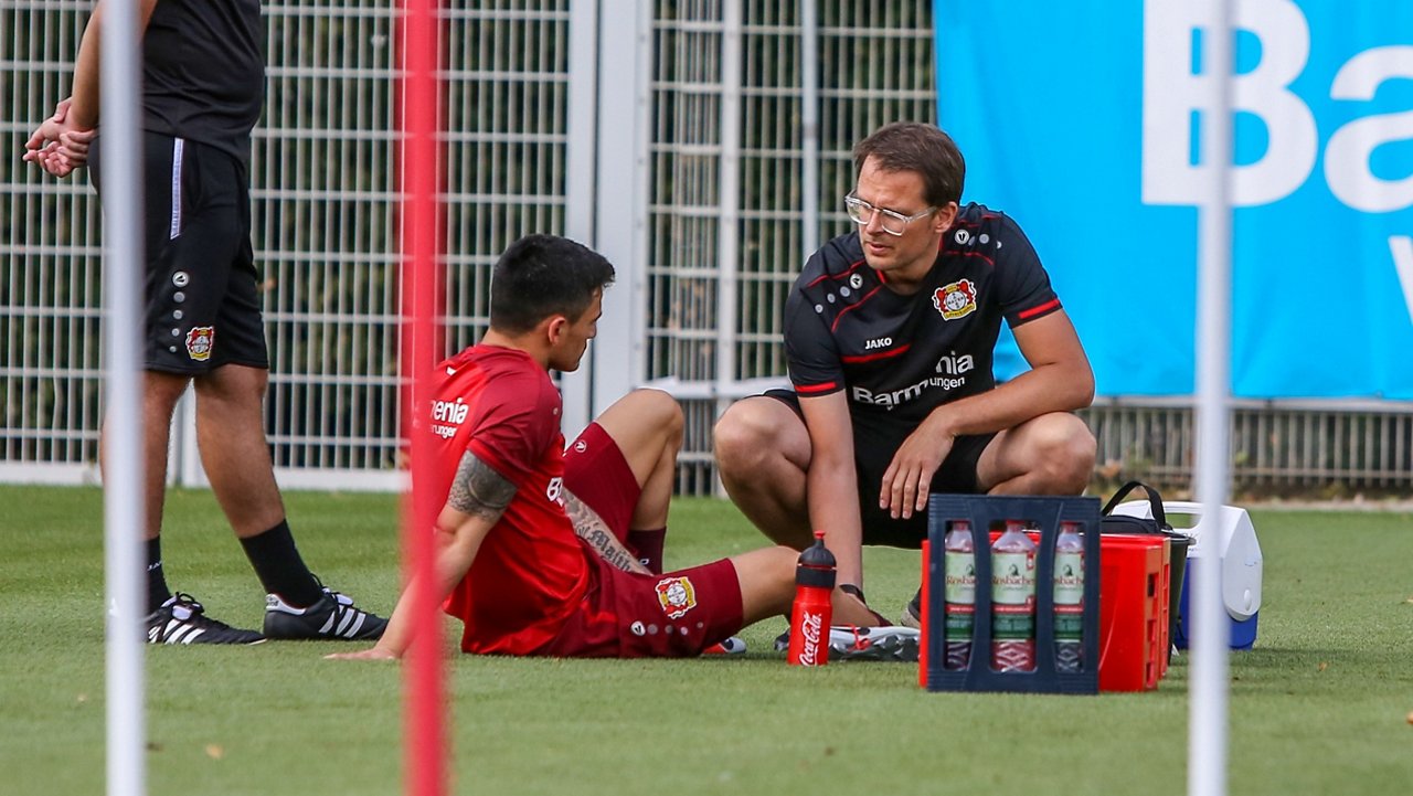 Dr. Ehrenstein im Einsatz für Bayer 04 Leverkusen