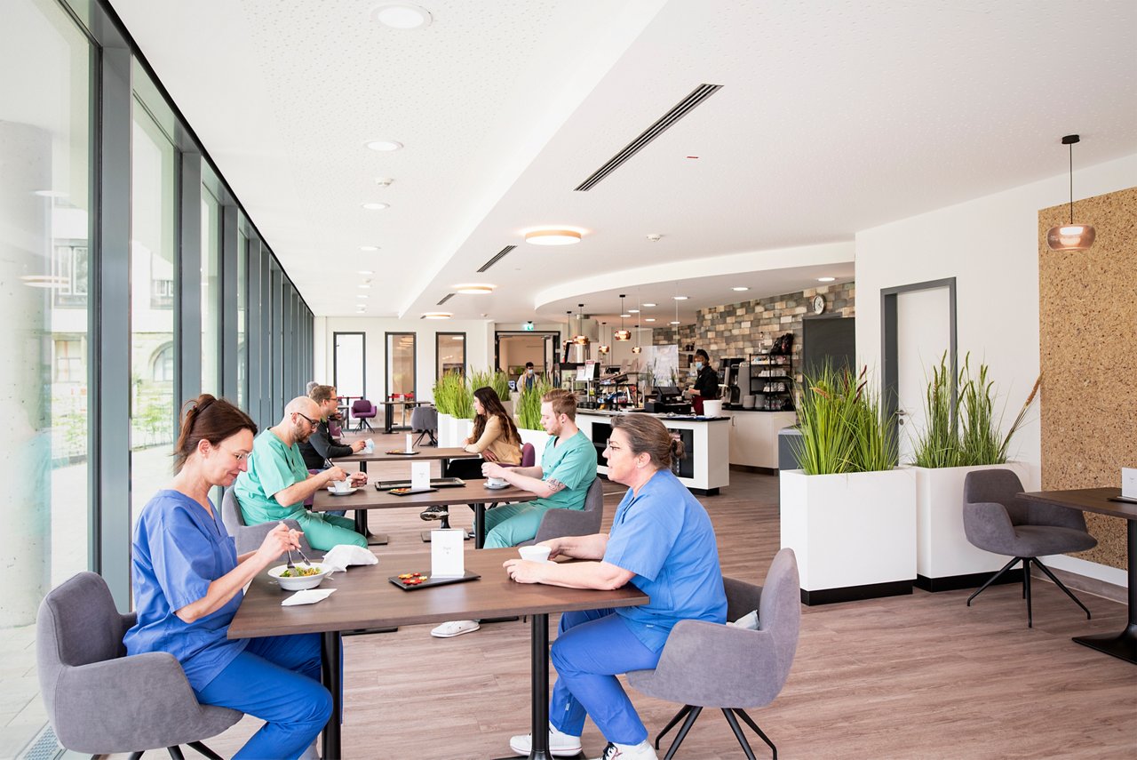 Cafeteria im Helios St. Josefhospital Uerdingen