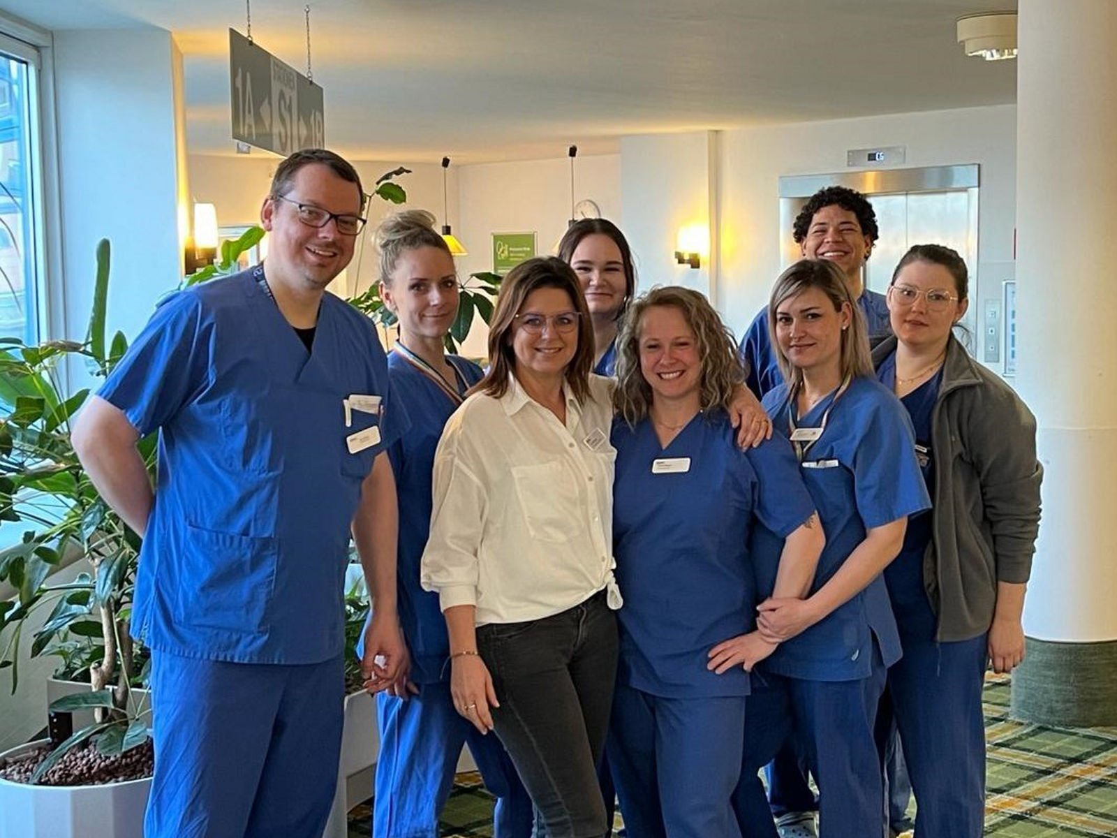 Gruppenbild der Station A1