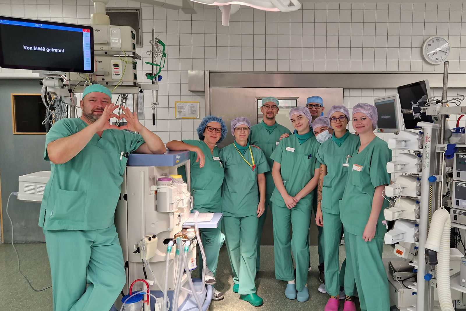 Gruppenbild Anästhesie