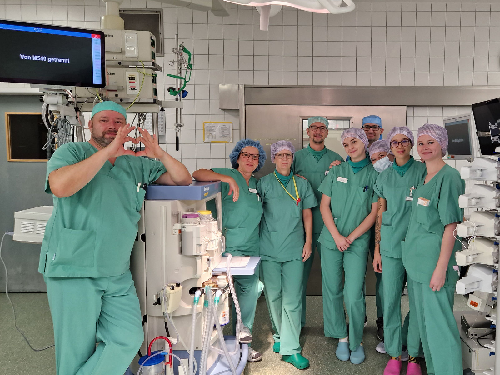 Gruppenbild Anästhesie