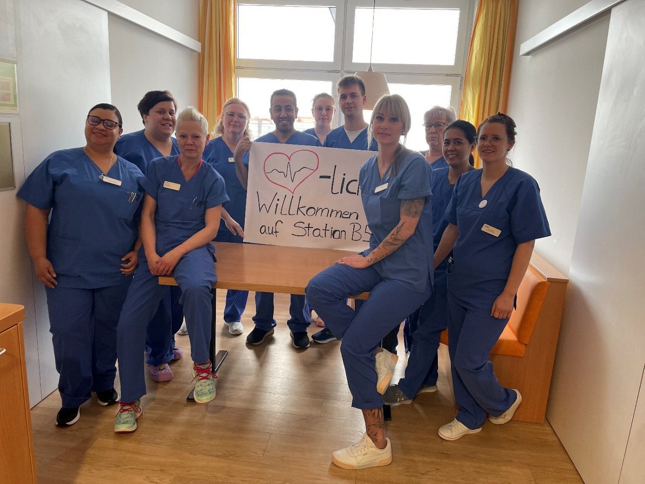 Gruppenbild der Station B5