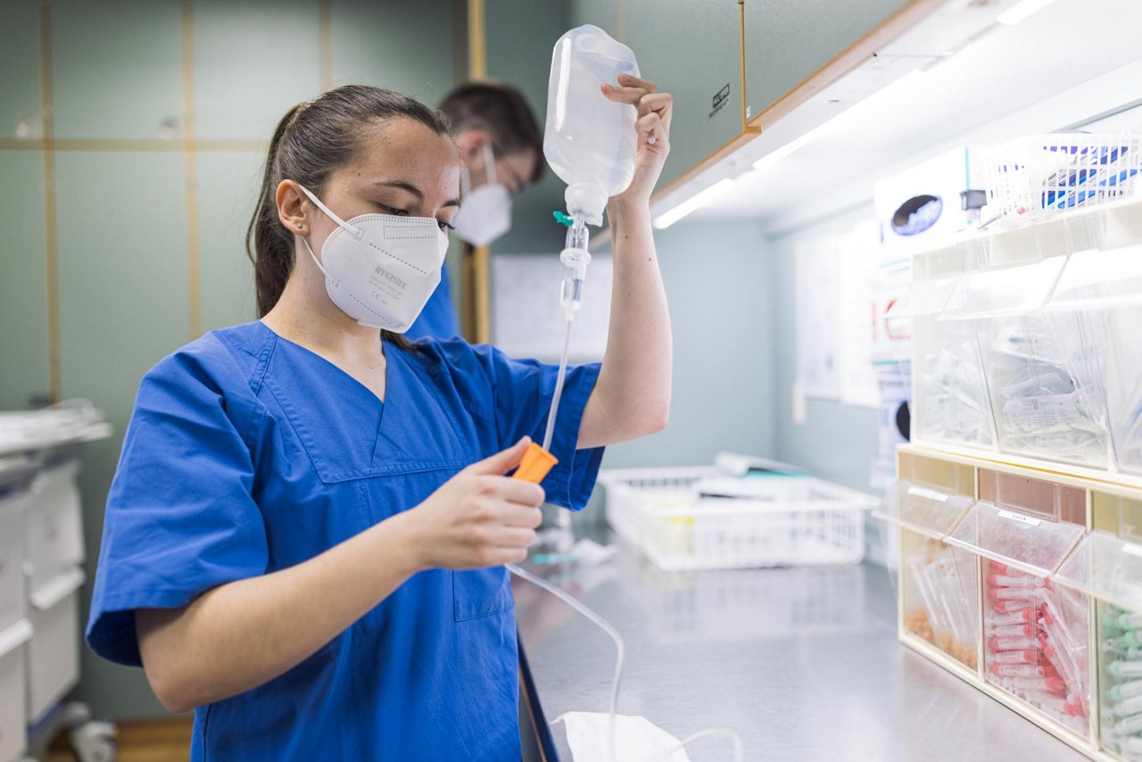 Joana Goncalves bei der Arbeit