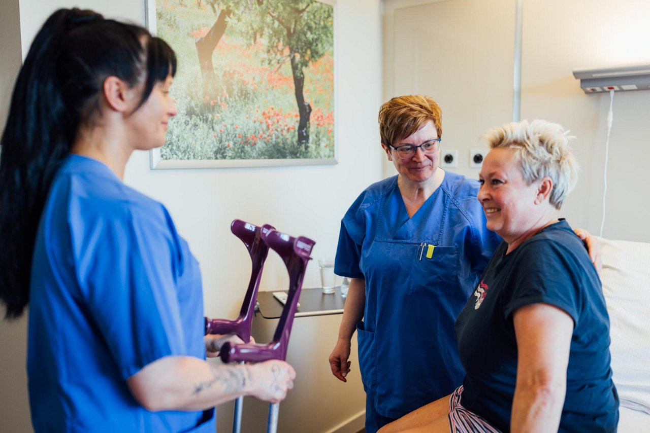 Ines und Cindy unterstützen bei der Mobilisaiton