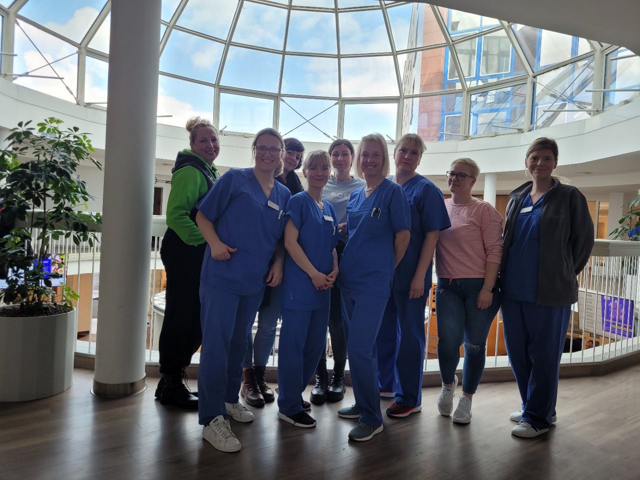 Gruppenbild des Pflegepools