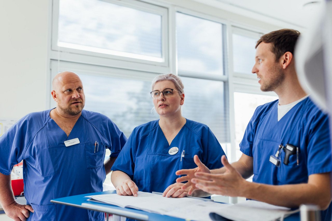 Interdisziplinäre Teamarbeit auf der Intensivstation