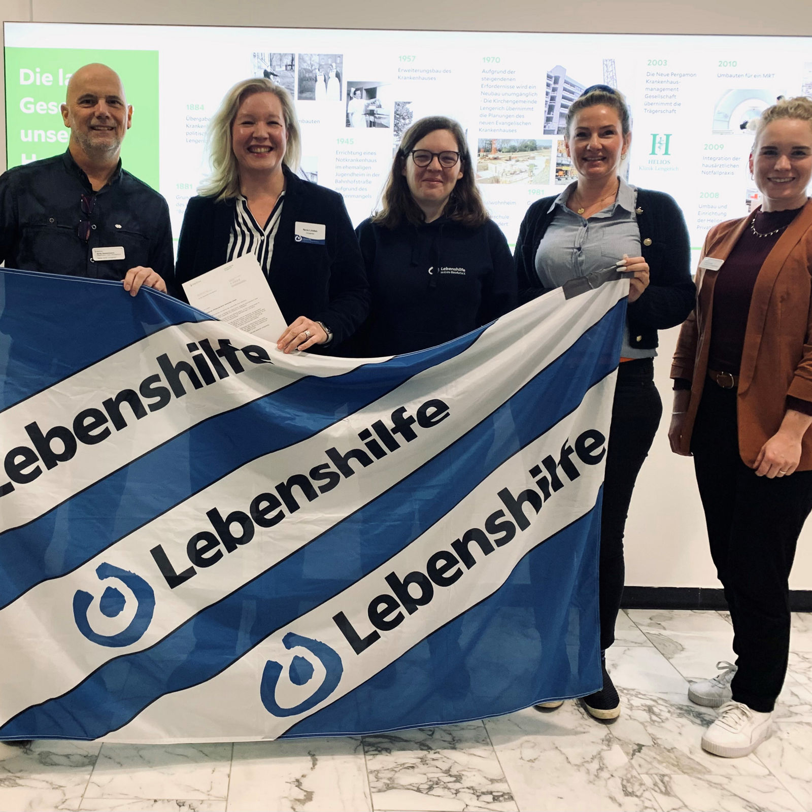 Gemeinsam stark: Klinikteam sammelt 750 € für die Lebenshilfe im Kreis Steinfurt e. V.