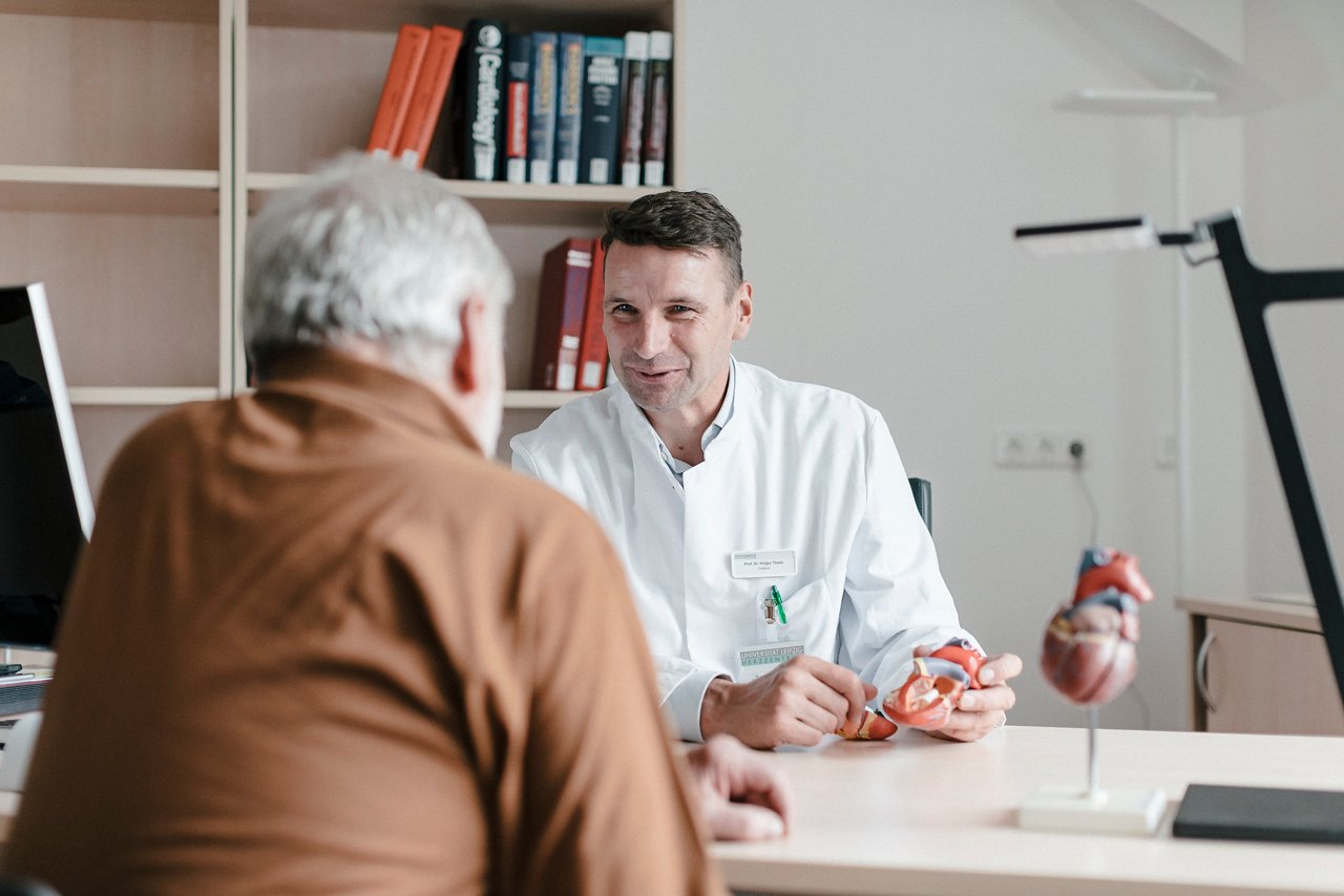 Kardiologie Herzzentrum Leipzig Patientengespräch