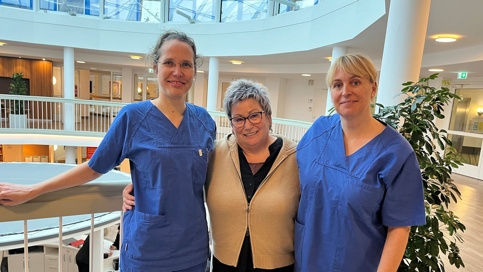 Gut betreut im Herzzentrum: Brugada-Syndrom-Patientin Kornelia Gernert