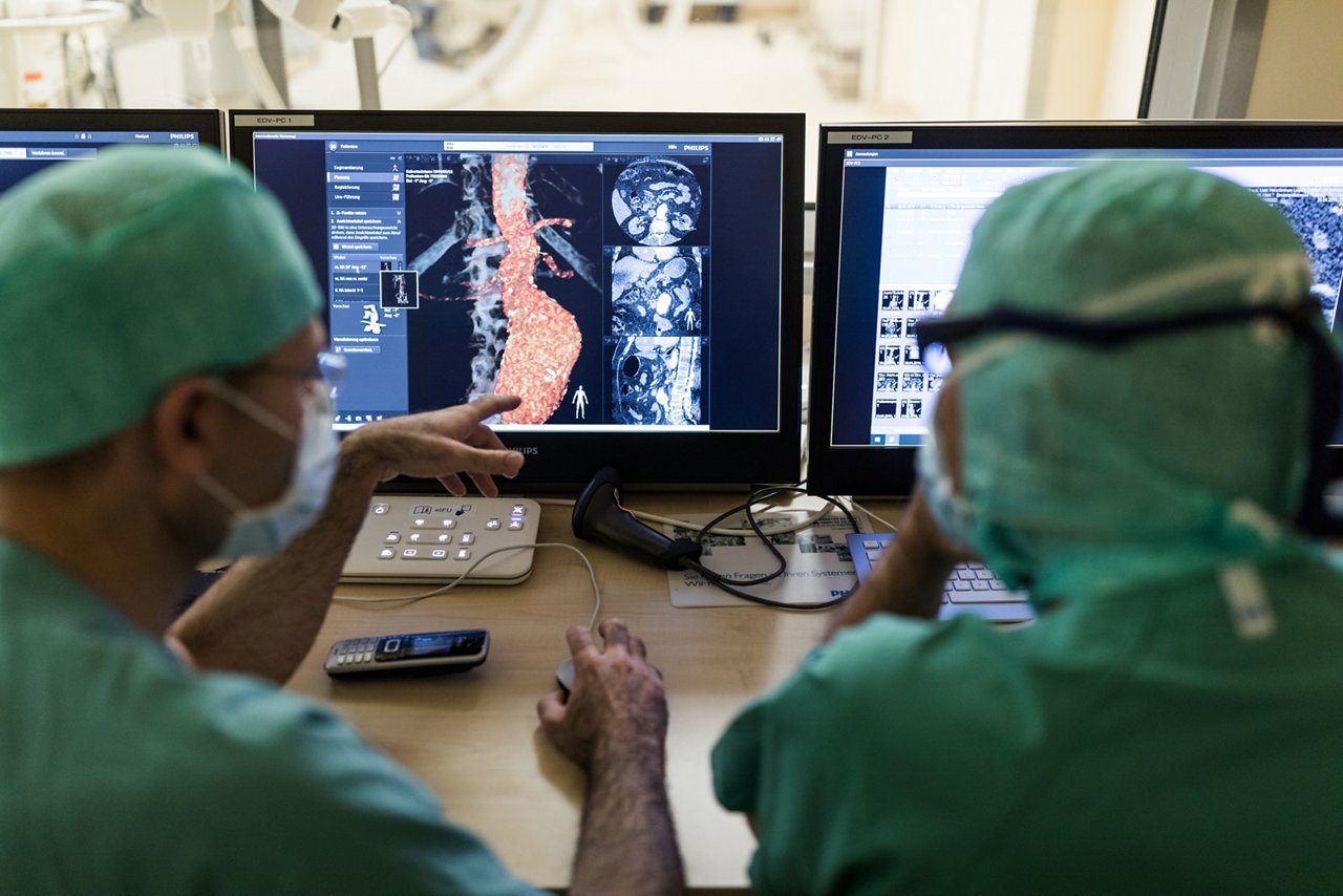 Untersuchung der Venen