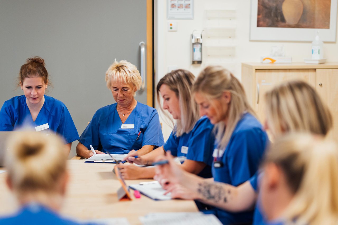 Teamsitzung der Geriatrie Leipzig