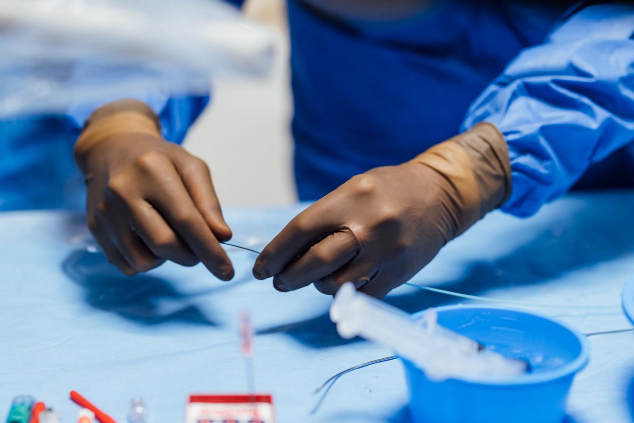 Katheter für minimal-invasiven Eingriff