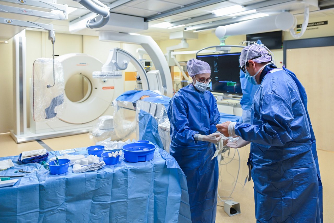 Vorbereitung Nexaris Angio-CT