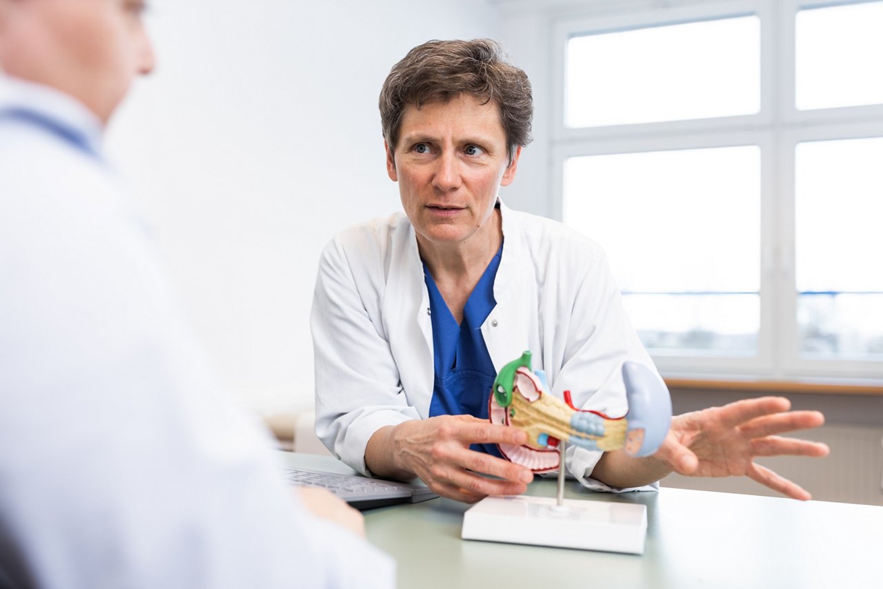 Helios Park-Klinikum Onkologie Arztgespräch