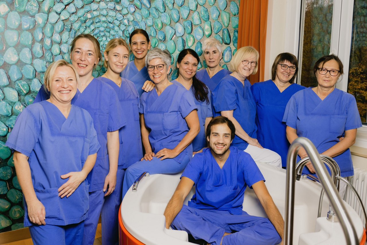 Hebammen im Kreißsaal der Helios Mariahilf Klinik Hamburg