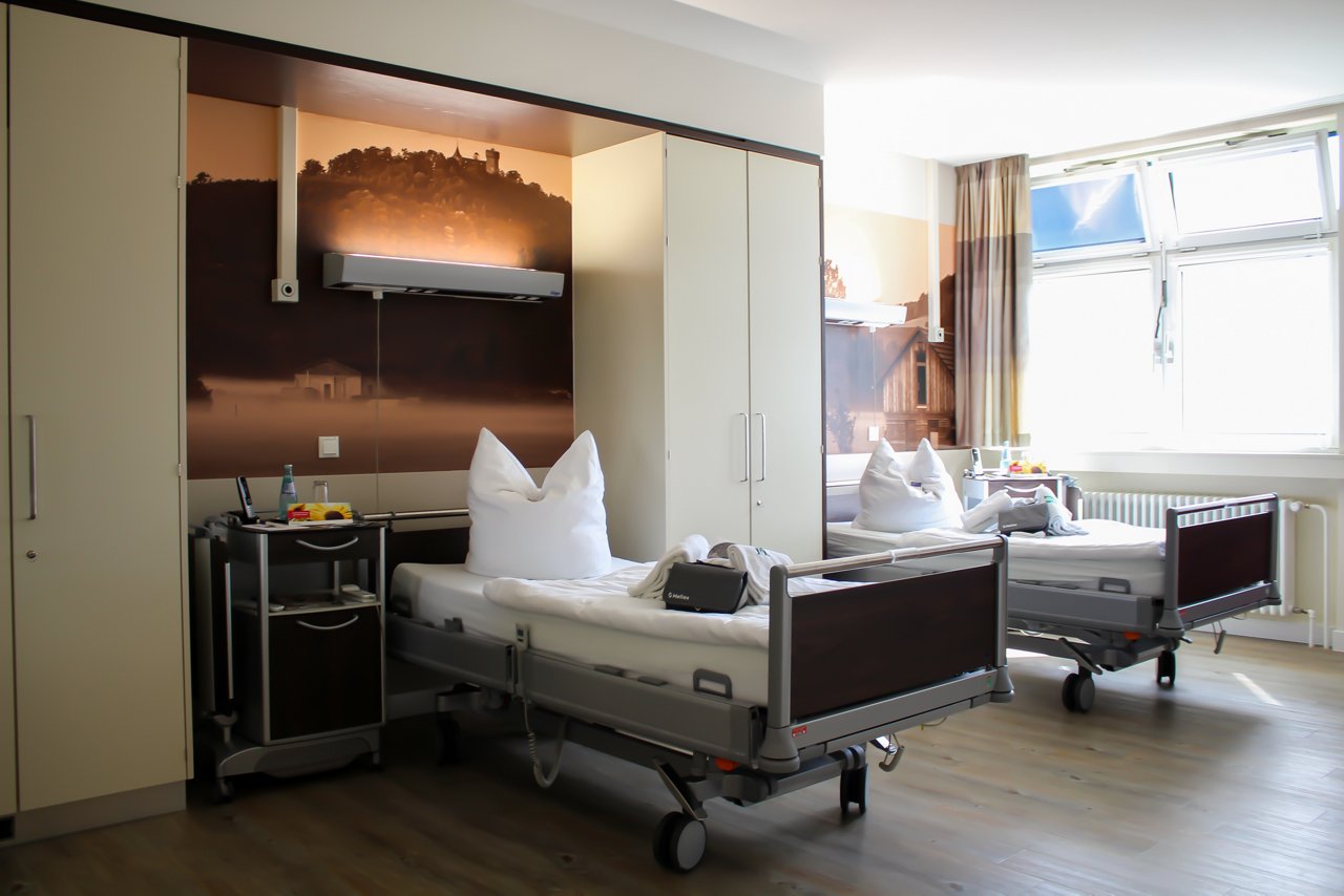 Zweibettzimmer der Wahlleistungsstation