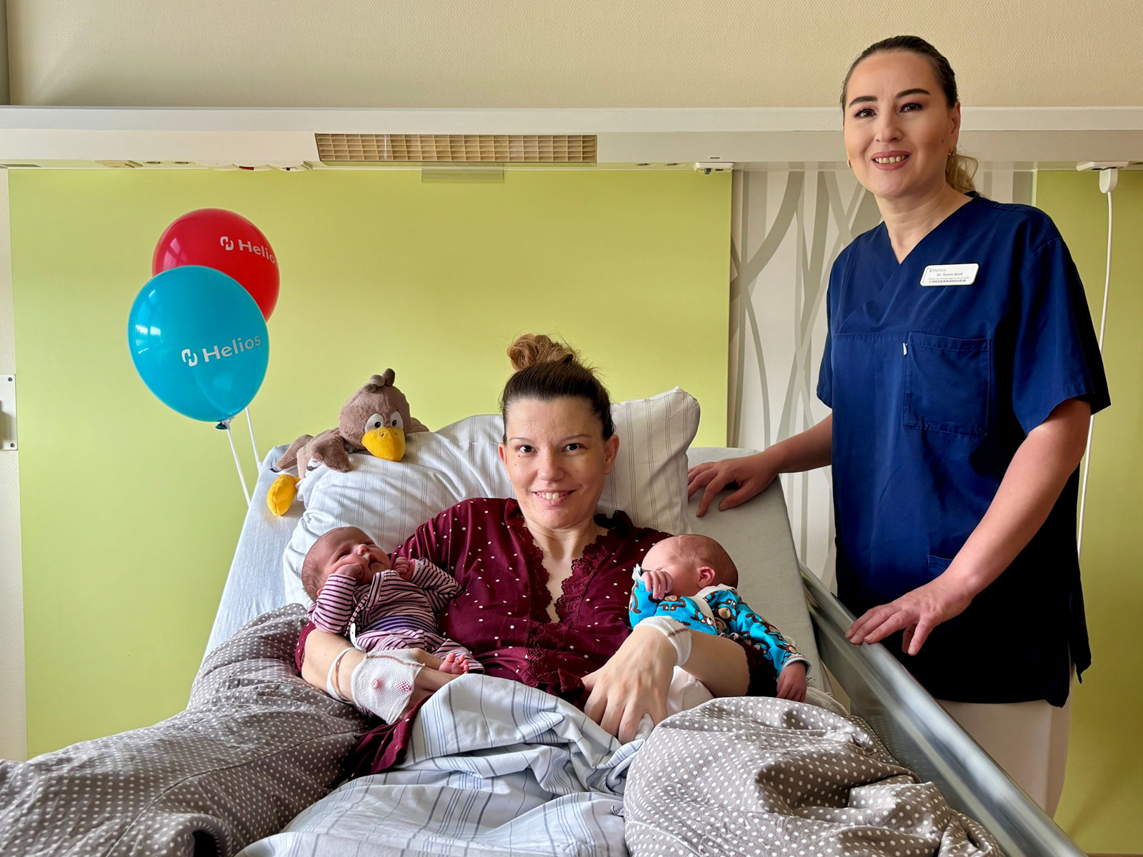 Doppeltes Glück zum Kindertag: Zwillinge im Helios Klinikum Meiningen geboren