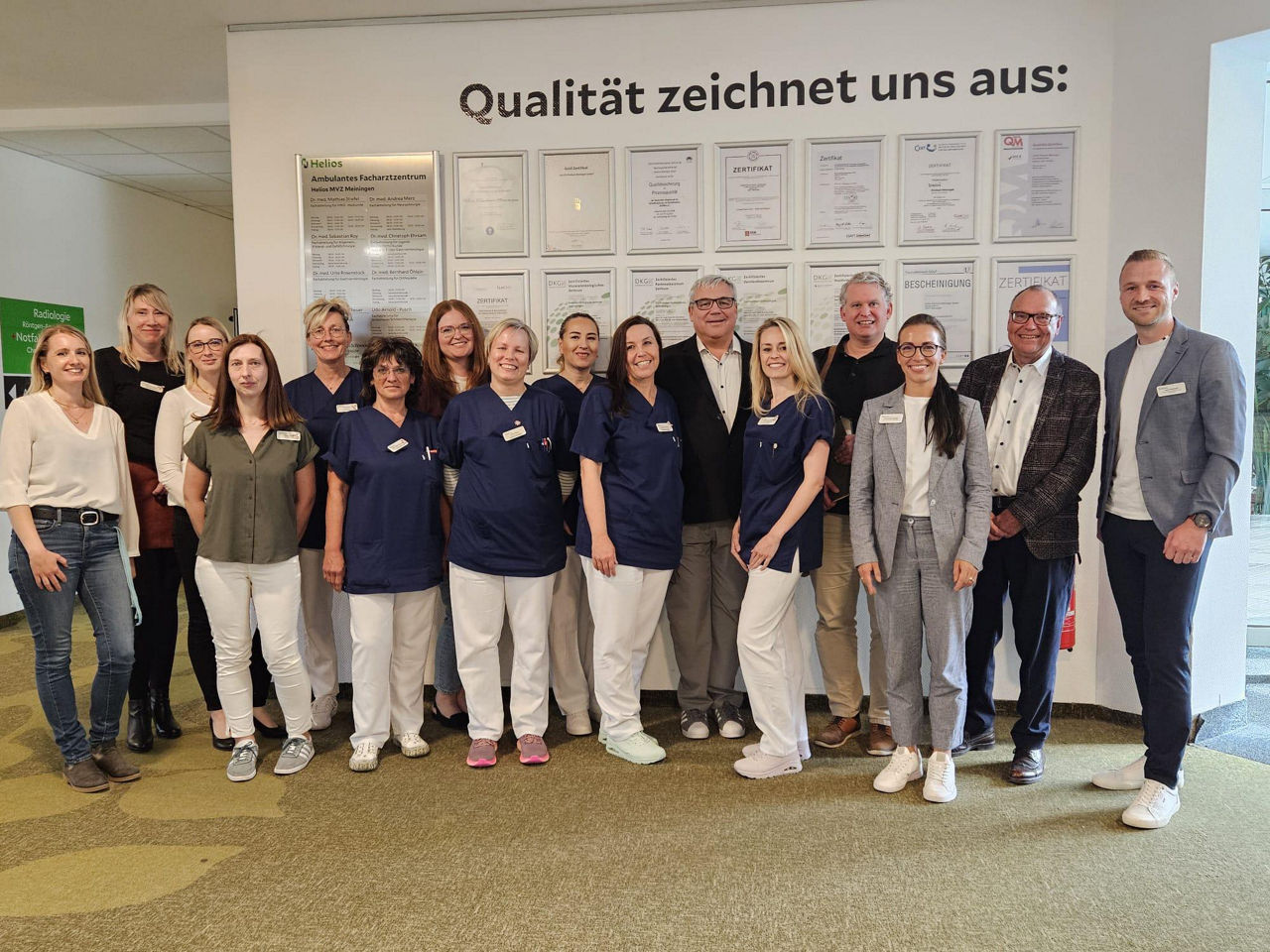 Ausgezeichnete Bewertungen für Südthüringer Brustkrebszentrum Meiningen - Erneute Zertifizierung erfolgreich bestanden