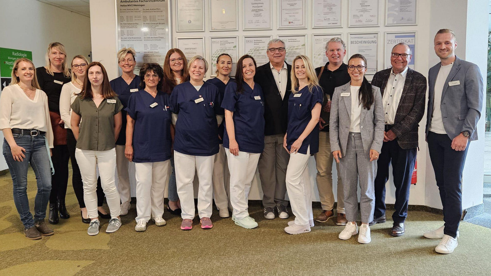 Ausgezeichnete Bewertungen für Südthüringer Brustkrebszentrum Meiningen - Erneute Zertifizierung erfolgreich bestanden