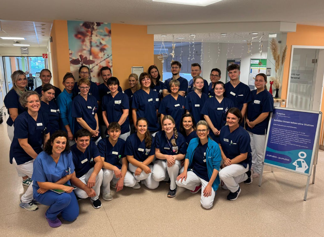 Nachwuchskräfte übernehmen Verantwortung: „Schüler leiten eine Station“ im Helios Klinikum Meiningen