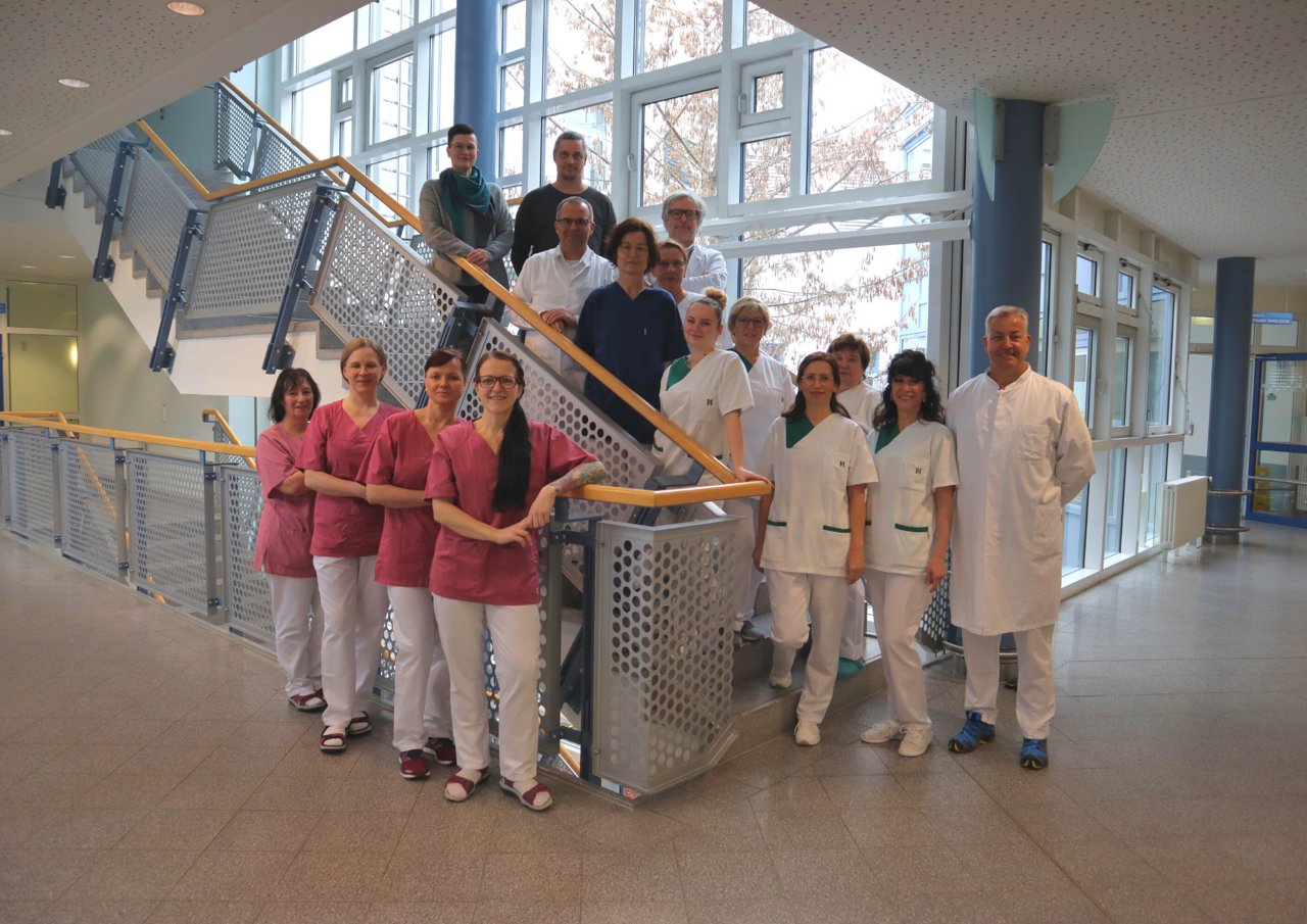 Das Team der Schmerztherapie am Klinikstandort Hettstedt
