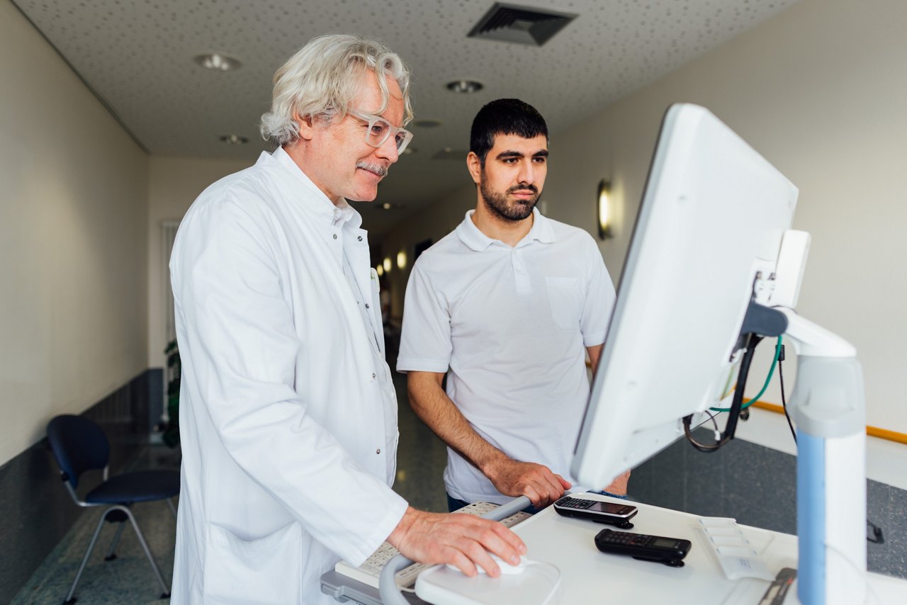 Visite auf der psychiatrischen Station