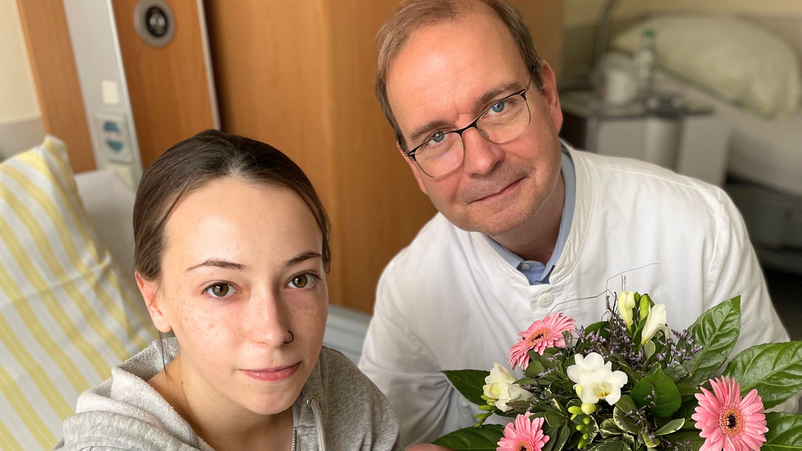 Gratulation zur 100. Geburt 2024 in der Helios Klinik Sangerhausen 