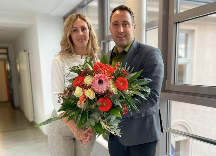 Begrüßung von Frau Dr. Jelena Duric 