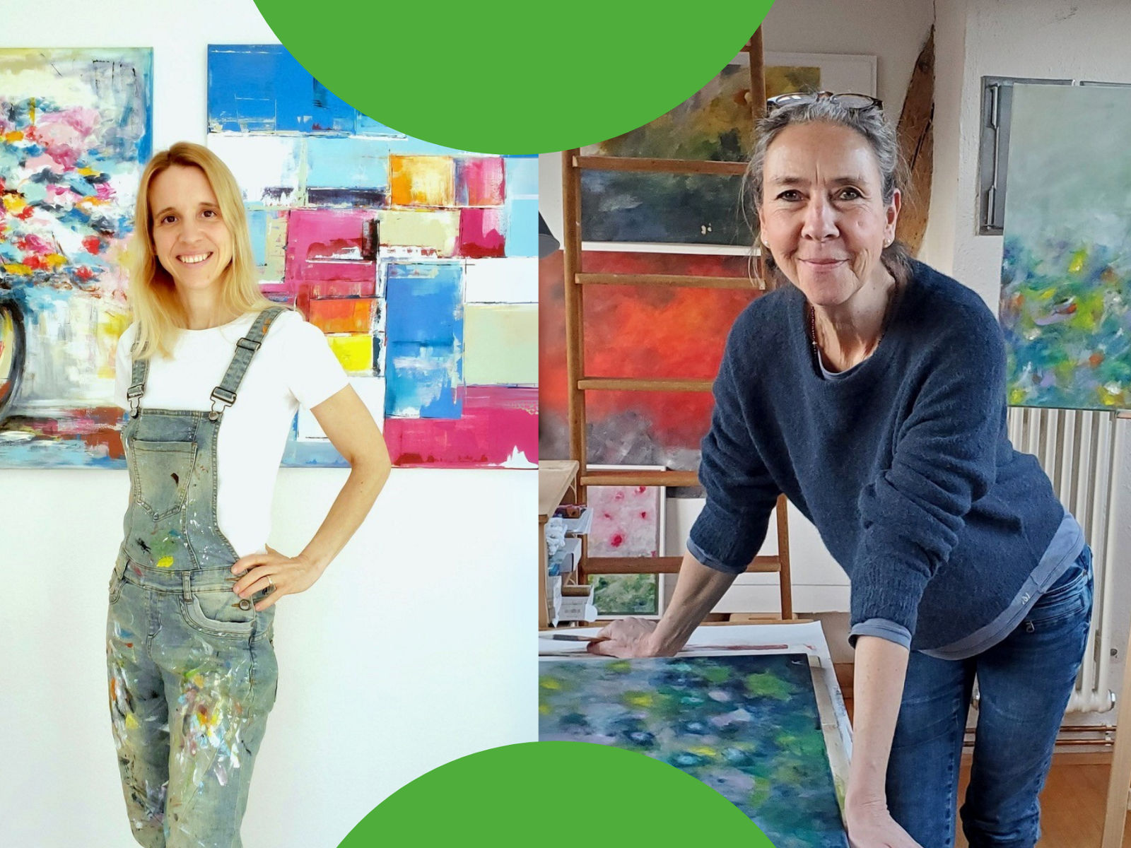 Kunst in der Klinik: Carolin Giesa und Annette Franke zeigen neue Werke