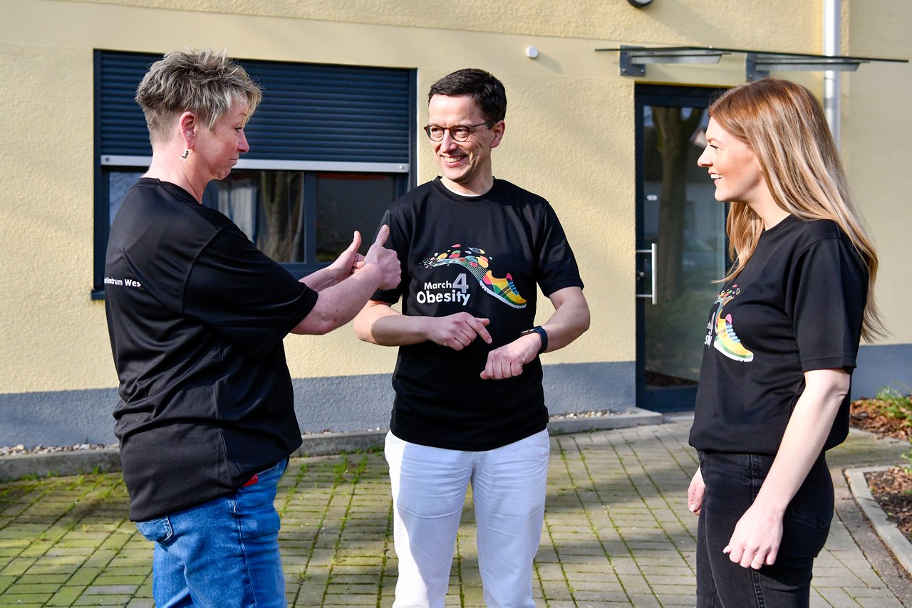 Helios St. Elisabeth Klinik Oberhausen: Adipositas Zentrum West, 10.02.2023, March4Obesity Aktion