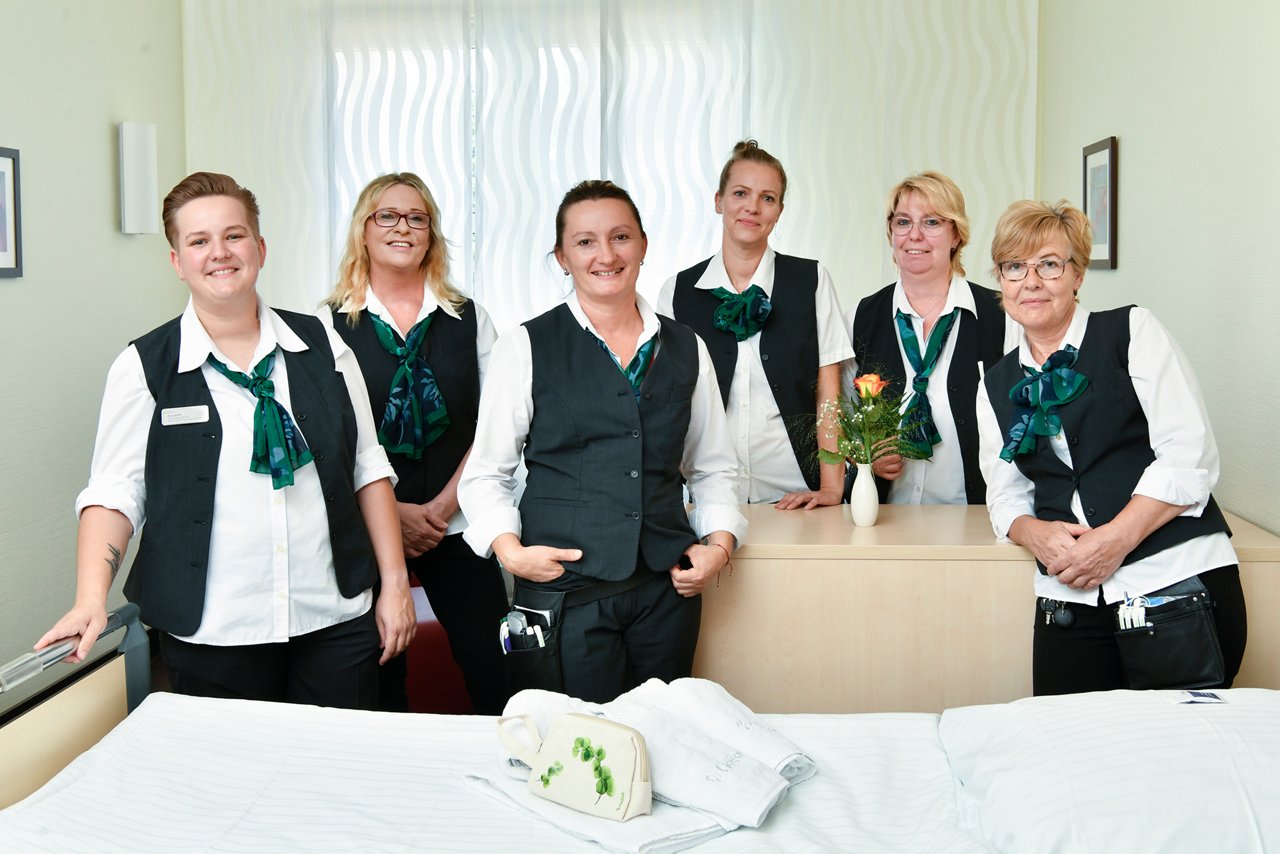 Gruppenfoto des Teams Servicekräfte 