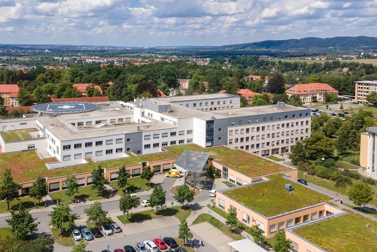 Luftbild Helios Klinikum Pirna