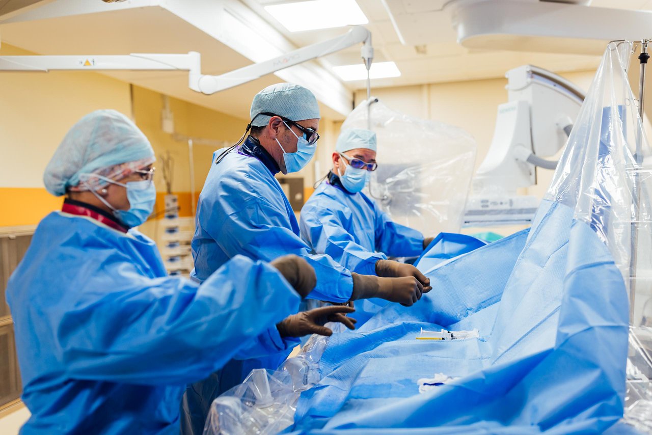 Gelenkembolisation am Helios Park-Klinikum Leipzig