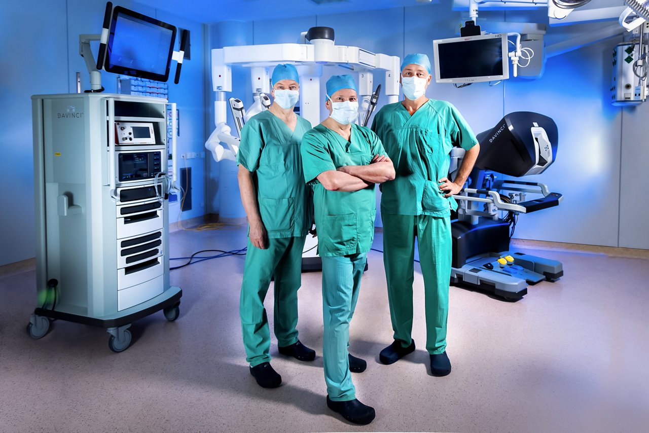 Gruppenbild Chefärzte Robotikzentrum Vogtland