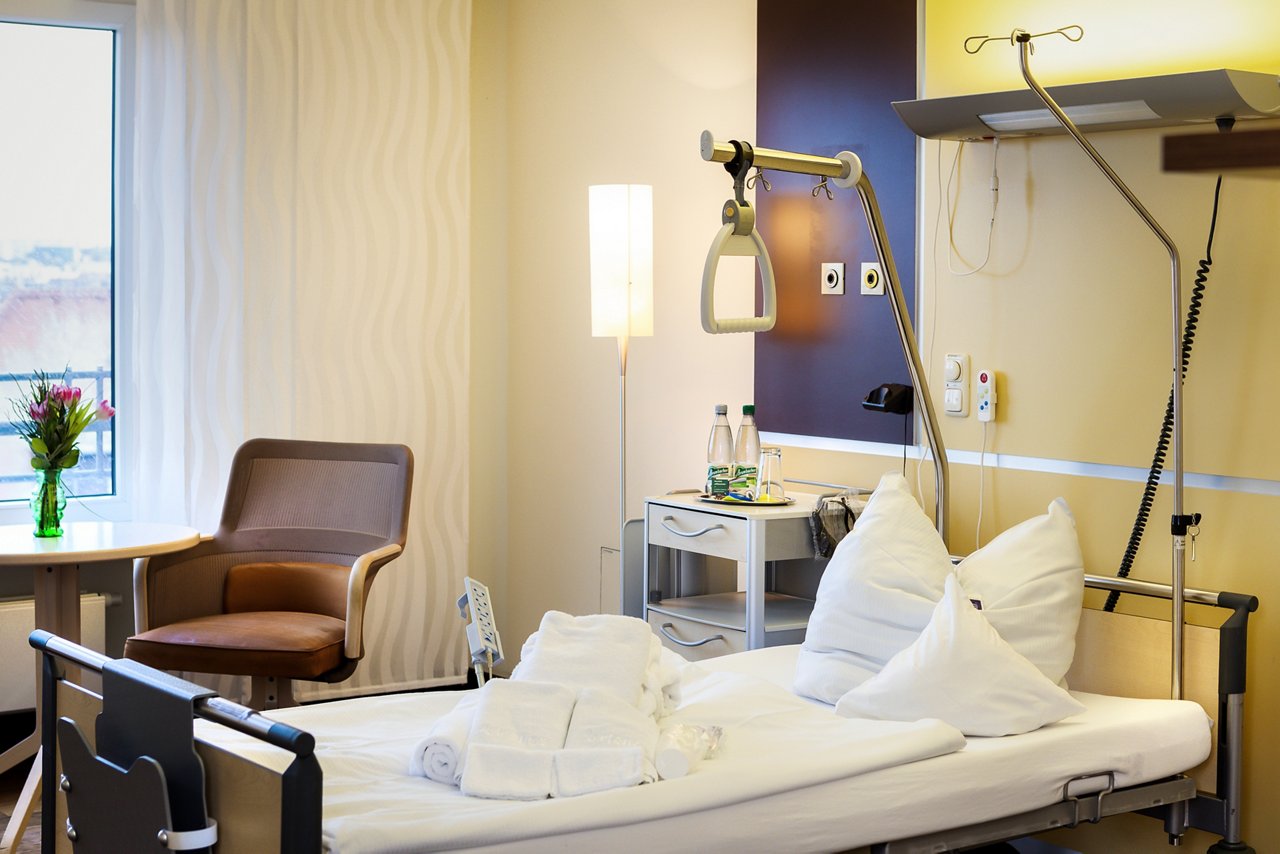 Einbettzimmer auf der Wahlleistungs-Station