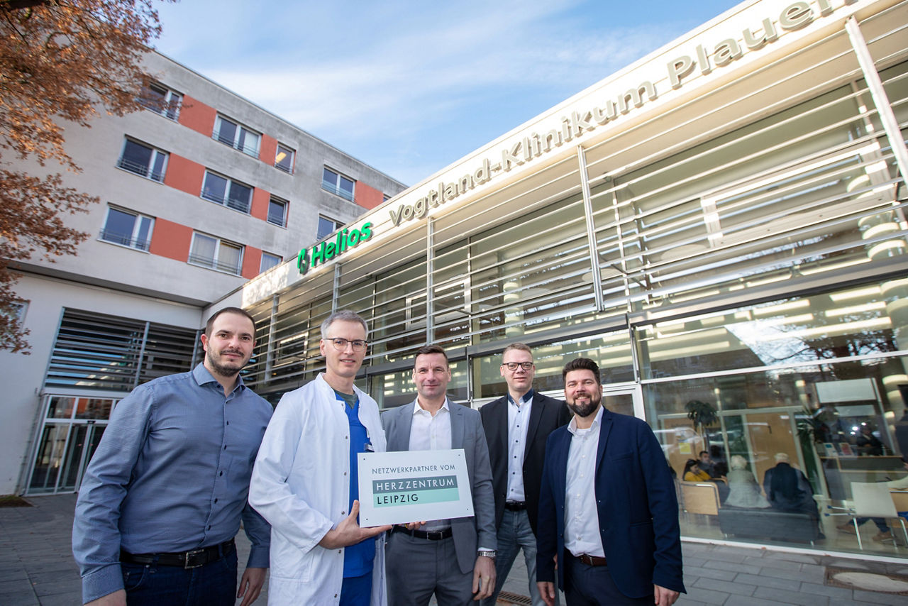 Mit dem Helios Vogtland-Klinikum Plauen wächst das Netzwerk Herzgesundheit