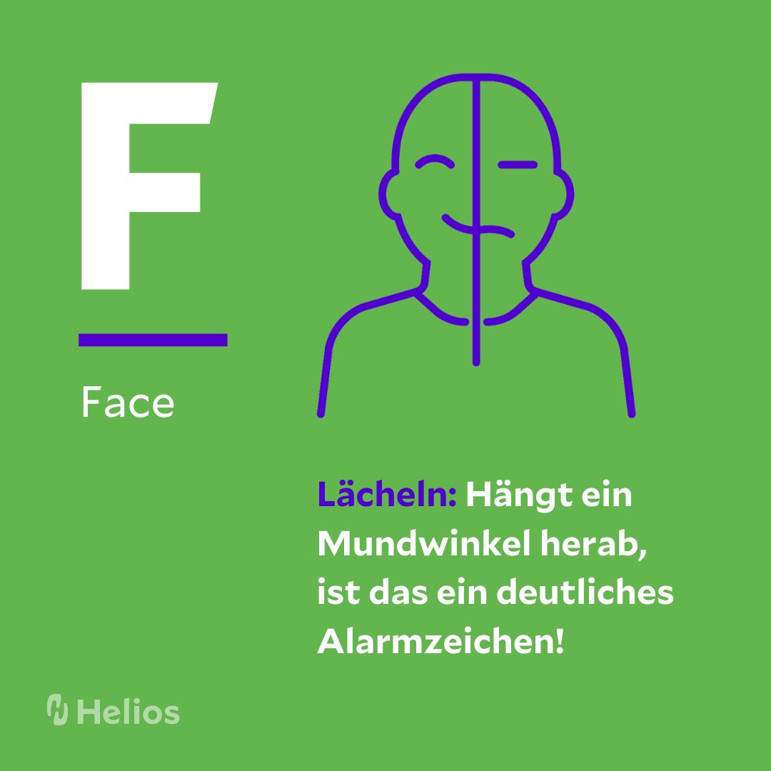 Schlaganfall Schnelltest Face/Gesicht